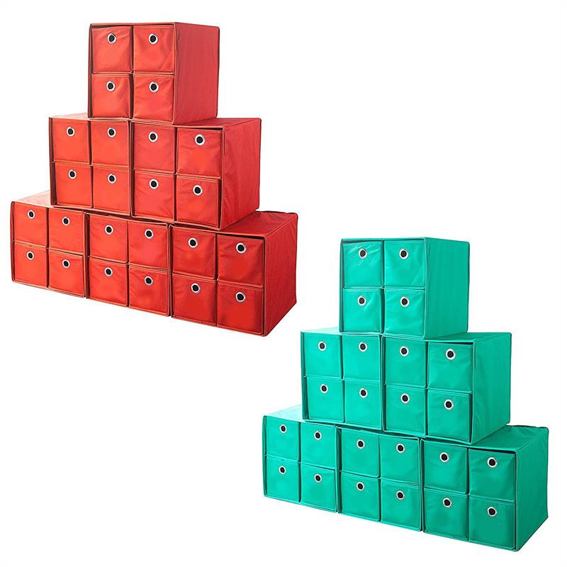 Faltbox Aufbewahrungsbox Set Organizer Hängeaufbewahrung Faltregal Schuhbox Box 